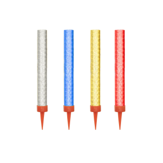 Fontana za torto štiri barve 12 cm 4 kosi | Party fontana za zabave